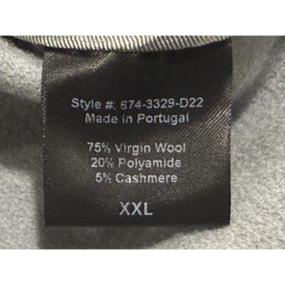 NWT $695 JENNI KAYNE Wool Cashmere Blend Coat XXL Faded Blue Longline Jacket - Picture 11 of 11